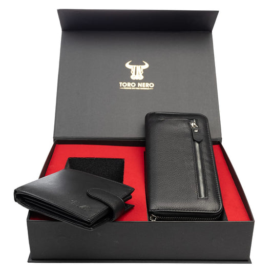 set-cadou-portofel-femeibarbati-piele-naturala-negru-Arya-Viki