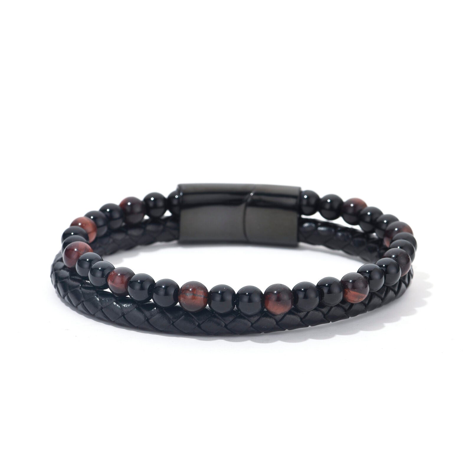 Bratara-barbati-piele-naturala-maro inchis-Cleo1.jpg