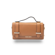 Sac à main femme en cuir véritable marron Natalia