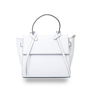 Borsa da donna in pelle naturale bianca Erika