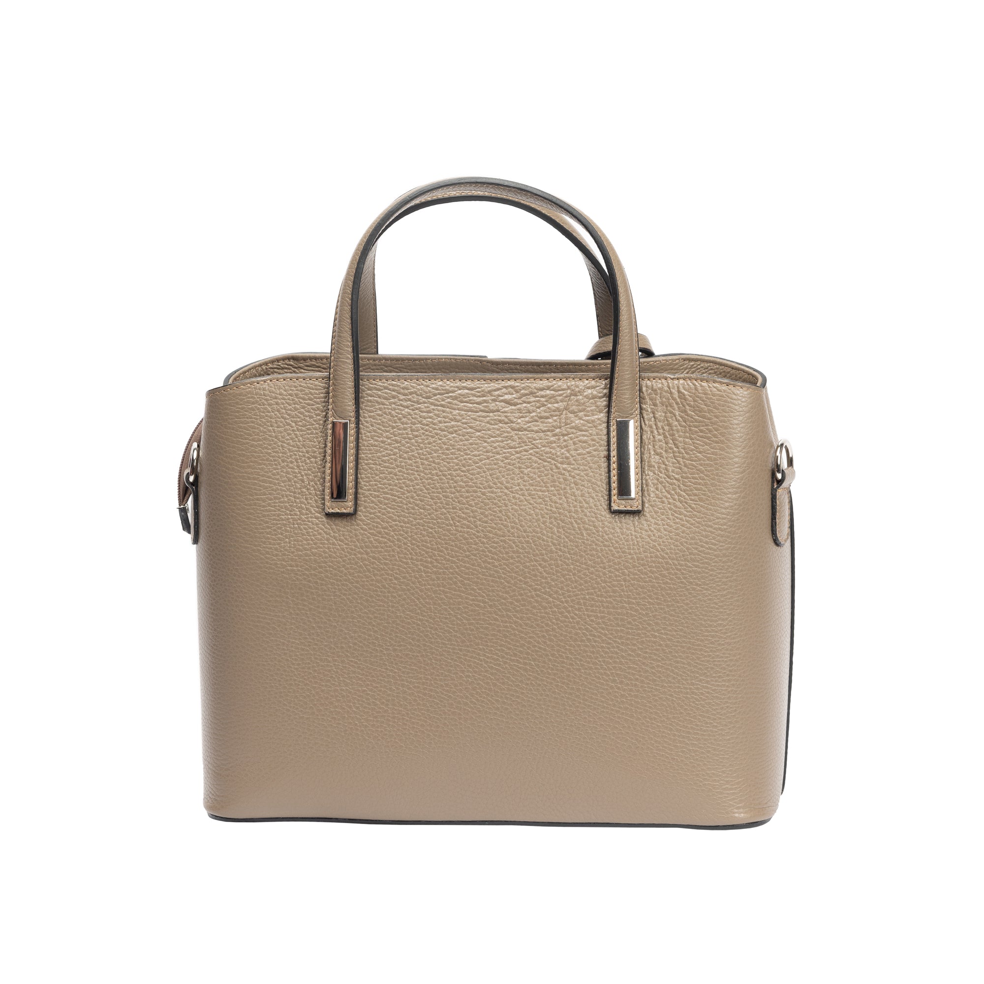 Bolso de mujer de piel natural beige Mara
