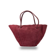 Sac pour femme en cuir véritable bordeaux Diana
