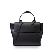 Sac à main femme en cuir véritable noir Erika