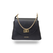 Sac femme en cuir véritable noir Raisa