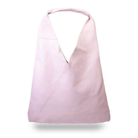 Sac à main pour femme en cuir véritable rose clair Camelia