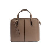 Sac pour femme en cuir véritable taupe Mara