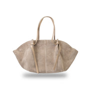 Sac femme en cuir naturel taupe clair Alice