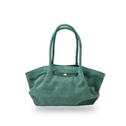 Damenhandtasche aus echtem Leder grün Elena
