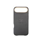 Husa telefon din piele naturala negru Iphone Air17