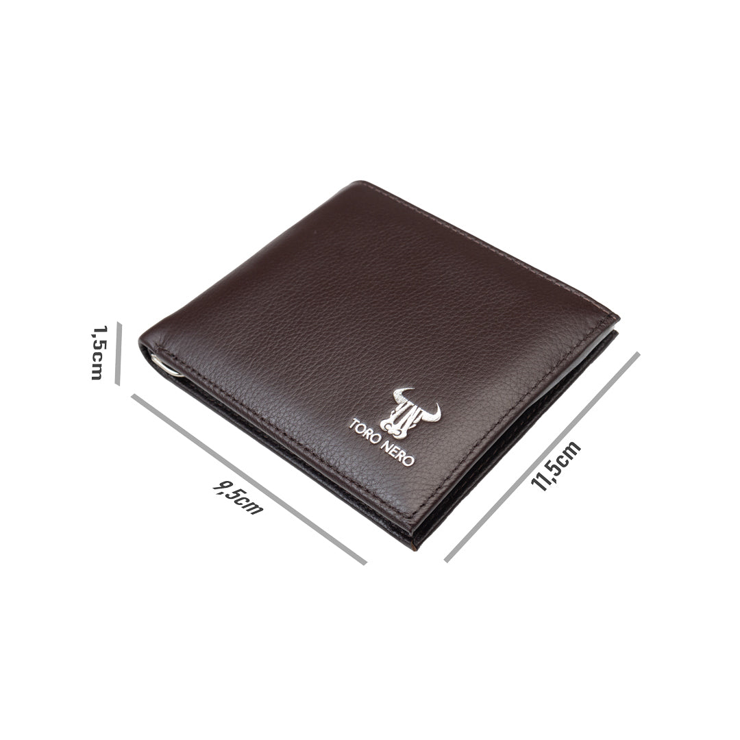 Portofel barbati din piele naturala maro Doris,protectie RFID