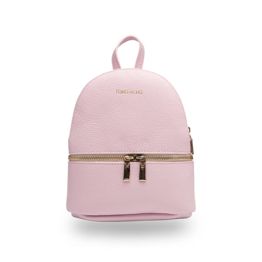 Damenrucksack aus echtem Leder in Lila Teen Spirit