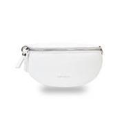 Women's white genuine leather bag Waist Glam