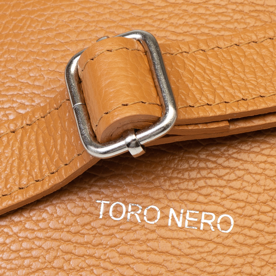 Women's brown genuine leather bag Waist Glam