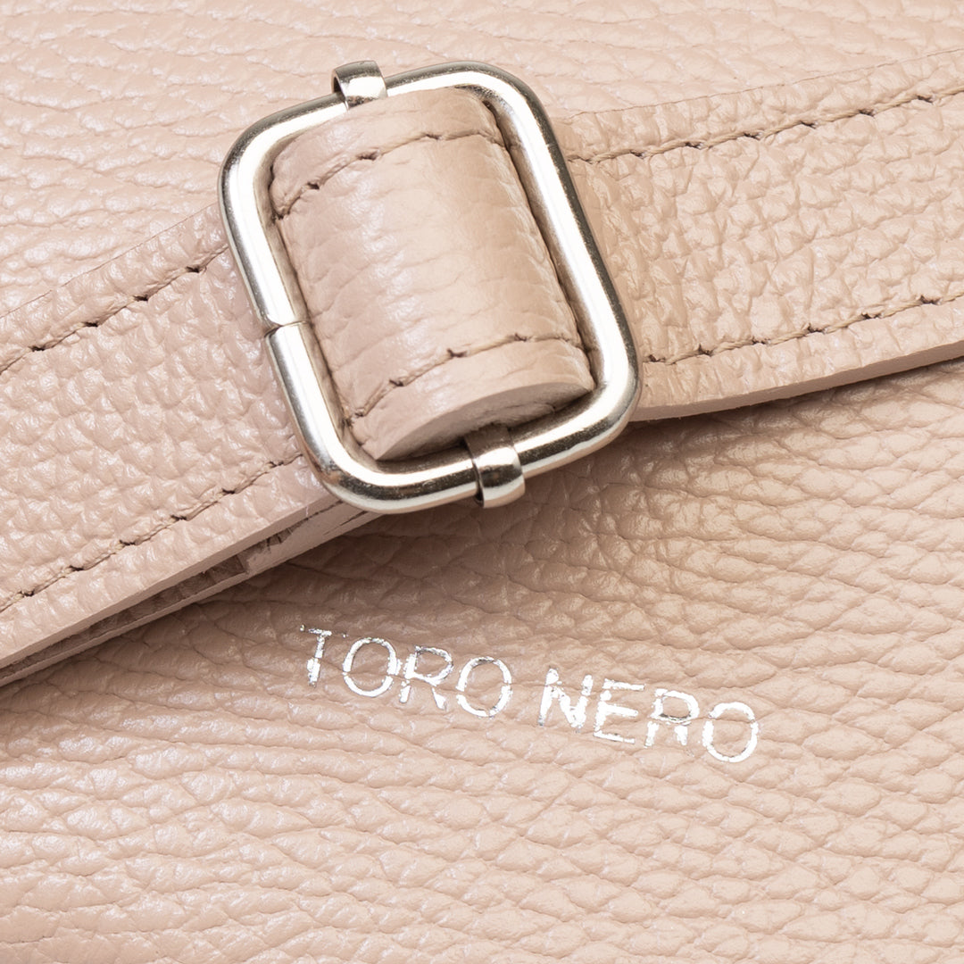 Women's pale pink genuine leather bag Waist Glam
