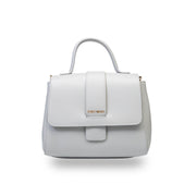 Sac à main femme en cuir véritable gris clair Ranya
