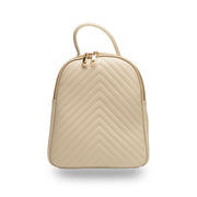 Rucsac damă din piele naturala bej Ruxi